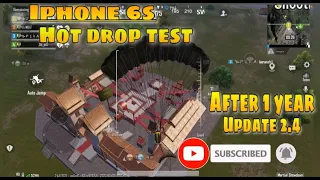 iPhone 6s PUBG Hot Drop Test After 2.4 Update in 2023 | 2GB RAM 4.7 inch MAX | Heatup,Any Lag Test??