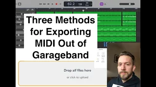 How to Export MIDi from Garageband