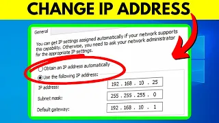 How to Change IP Address on Windows 10/11 (Full Tutorial)