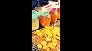 Freshly Made Potato Chips in Bangkok | Thai Street Food ❤️ 🇹🇭