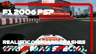 F1 2006 PSP | Onboard Crashes [Christmas Special]