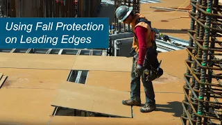 Fall Protection in Leading Edge Work - Demonstration from Hoffman Const.