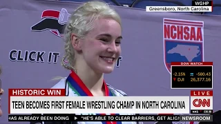 Female Wrestler DOMINATES males on the way to championship in North Carolina