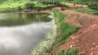 Veja a situação do açude que corre risco de arrombamento em carrapateira PB