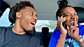 Saying "I THINK IM PREGNANT" Then Leaving The Car To See My Boyfriends Reaction!
