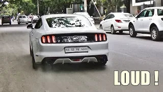 LOUD White Mustang GT 5.0 V8 Armytrix Exhaust - Revs & Accelerations