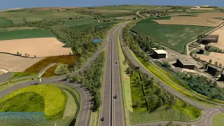 A30 Chiverton to Carland Cross - Fly Through Video