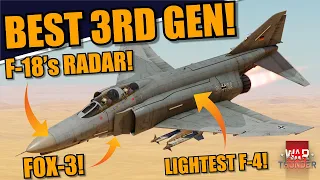 War Thunder DEV - THE BEST 3RD GEN JET in the game! F-4F ICE (KWS LV) Gameplay!