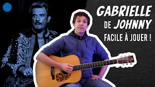 🔵 Gabrielle, de Johnny Hallyday en version FACILE À JOUER !