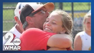 Players, families honor Harford County softball coach lost to cancer: "He was an amazing person"