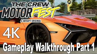 The Crew Motorfest Gameplay Walkthrough Part 1 4K