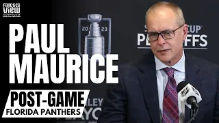 Paul Maurice Reacts to Florida Tying Series vs. Boston 1-1: "We'd Be More Than Happy To Play 7"