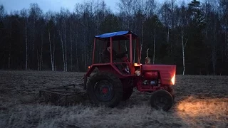 Tractor T-25 & Hankmo Harrow (1080p)