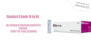 SD Biosensor Covid 19 Testing Kits Video