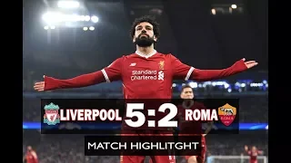 Liverpool vs Roma 5-2 Goals & Highlights 24/04/2018