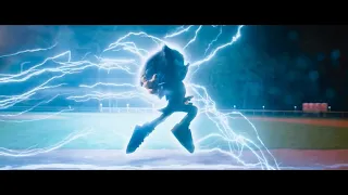 Sonic the Hedgehog (2020) - Sonic Knocks Down Energy Surge Scene HD