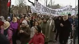 Manifestations de femmes voilées