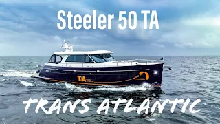 Моторная Яхта для кругосветки Steeler 50TA.У нее есть парус! #bootdusseldorf2024 #катер