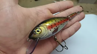 Lure making jointed trout minnow