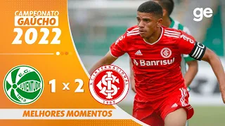 JUVENTUDE 1 X 2 INTERNACIONAL | MELHORES MOMENTOS | 1ª RODADA GAÚCHO 2022 | ge.globo