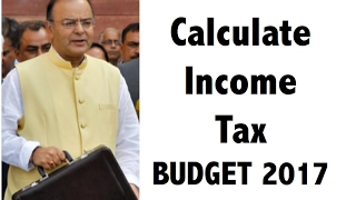 Calculate Income Tax - Union Budget 2017 - Analysis of Slab