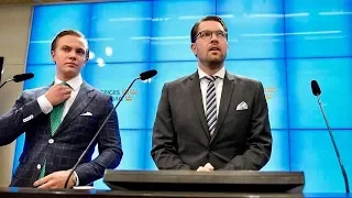 Jimmie Åkesson & Sverigedemokraternas Presskonferens om EU-valplattformen