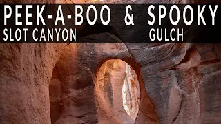 Spooky Gulch and Peek A Boo Slot Canyons - Grand Staircase Escalante, Utah