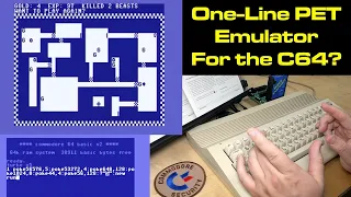 One-Line PET Emulator for Commodore 64