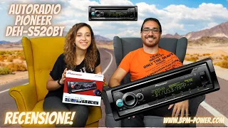 Autoradio Pioneer DEH-S520BT, connettività e alta fedeltà tutto in uno!