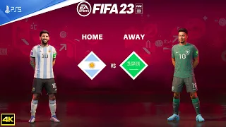 FIFA 23 - Argentina Vs Saudi Arabia -  FIFA World Cup 2022 Qatar | PS5™ [4K ] Next Gen