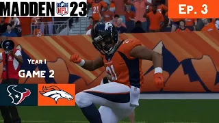 First Game in Denver for Wilson - Madden NFL 23 Broncos Franchise Ep. 3