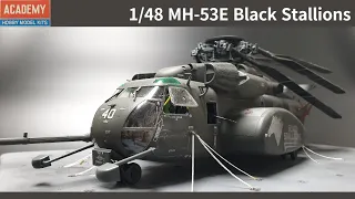 1/48 SCALE MH-53E Black Stallions FULL BUILD #blackstallion