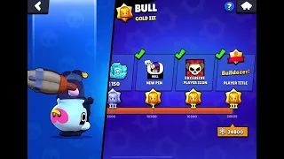 Maxed out Bull mastery in 25 hours!