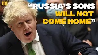 Boris Johnson threatens Putin with 'unprecedented sanctions' if Russia invades Ukraine