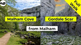 Malham Cove, Gordale Scar and Janet's Foss walk from Malham (Full Walk)