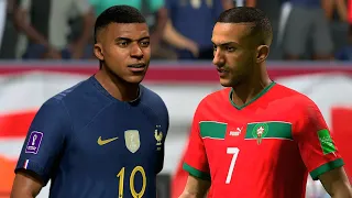 FIFA 23 - France vs Morocco - FIFA World Cup 2022 Semi Final | PS5 | 4K #fifa23 #worldcup2022