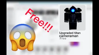 Free skibidi toilet outfit in #roblox !!!