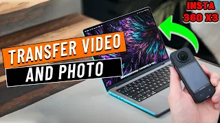 Insta 360 X3 | How to transfer video & Photo to laptop/Pc 2024