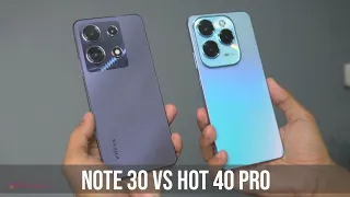 INFINIX HOT 40 PRO VS INFINIX NOTE 30 ⚡ HOT SERIES MAKIN MENARIK