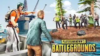 ШТУРМ ЗОМБИ-ОСТРОВА В ОТКРЫТОМ ОКЕАНЕ! PLAYERUNKNOWN'S BATTLEGROUNDS ZOMBIE MOD ( PUBG ЗОМБИ)