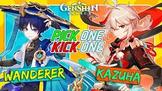 PICK ONE KICK ONE | Genshin Impact Characters Edition