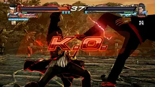 be patient against Hwoarang (Rage Drive low parry)