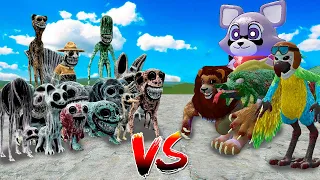 PERSONAJES DE INDIGO PARK vs ZOONOMALY MONSTER en Garry's Mod