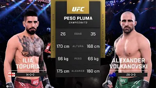 Topuria vs Volkanovski | Mi primera partida en UFC 5