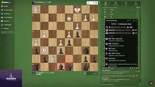 Клубний турнір. Розіграш підписки!  Гра з глядачами на chess.com