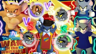 Tom and Jerry in War of the Whiskers | Monster Jerry VS Tom VS Tom VS Tom