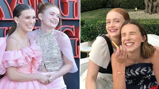 Millie bobby brown & Sadie sink Singing Cups (When I'm gone)