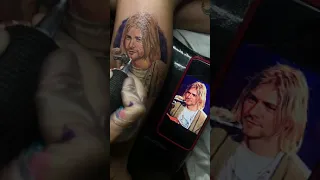 Kurt Cobain - Portrait Tattoo