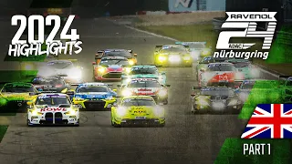 Thrilling start! Highlights – Part 1 | ADAC RAVENOL 24h Nürburgring 2024