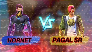 Hornet Vs Pagal Sr ||आजा 1vs1 में 🤬 The Must Awaited Battle GarenaFeefire😱 ||srffx@NonstopGaming_